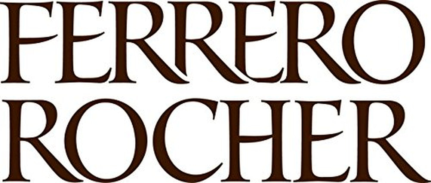 Ferrero Rocher - Crunchy and Creamy Walnut Praline Specialty - 5 pakker med hver 16 individuelle praliner