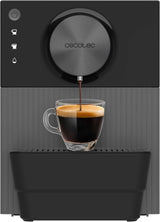 Cecotec Cremmaet Cube kompakt espressomaskine, 1350 W, pressesystem 10 g, præ-infusionssystem, 19 bar, termobloksystem, 5 slibeindstillinger, touch kontrolpanel