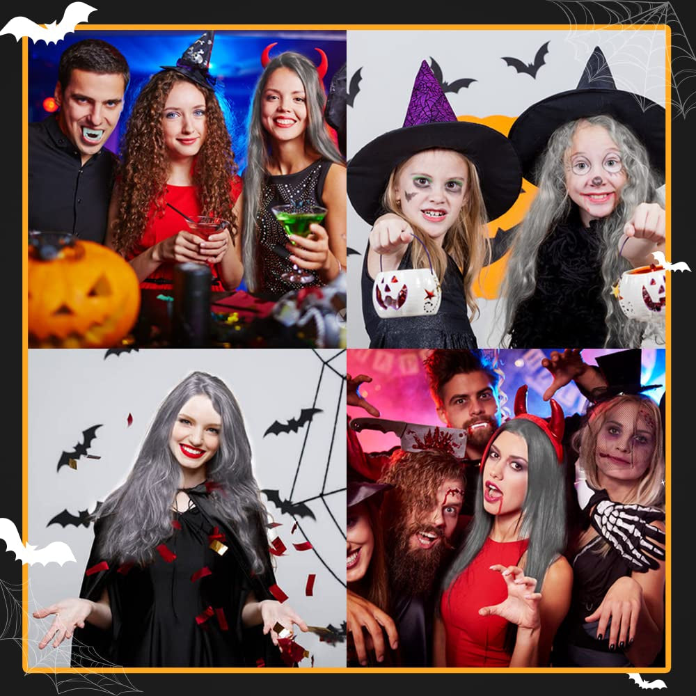 Midlertidig hårfarve, styling af hårfarve til mænd, kvinder, naturlig hårpomade, hårfarvevoks til fest, cosplay og halloween, 4,23 oz (sølvgrå) Naty Shop hårfarve