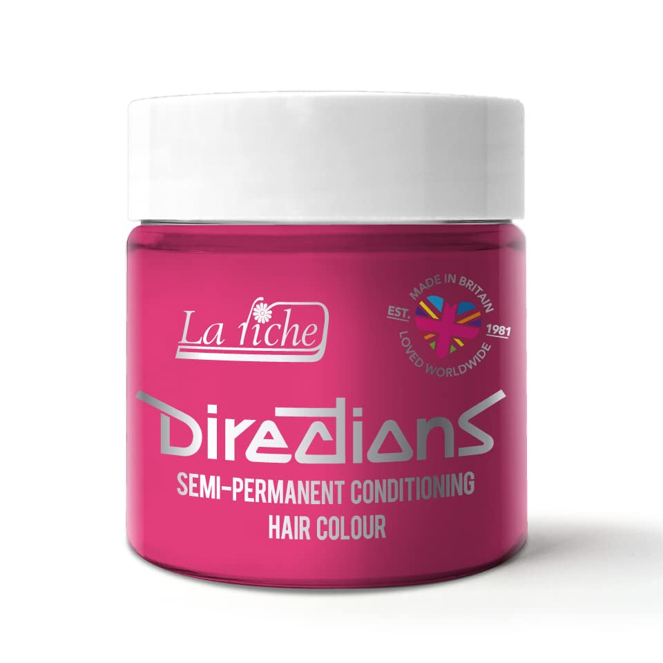 Vejledning semi-permanent hårfarve 88ml - Fluorescerende Orange Hårfarve Naty Shop Pink nellike 100 Ml (1 pakke)