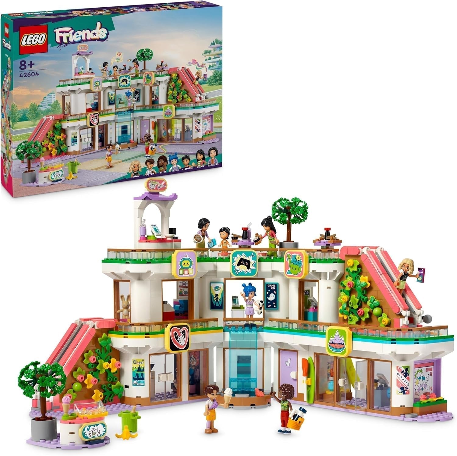 LEGO Friends Heartlake City Store Dukkehuslegetøj til piger og drenge Figursæt fremmer social-emotionel udvikling Gave til børn 8 år 42604 Byggesæt Besuche den LEGO-Store Single
