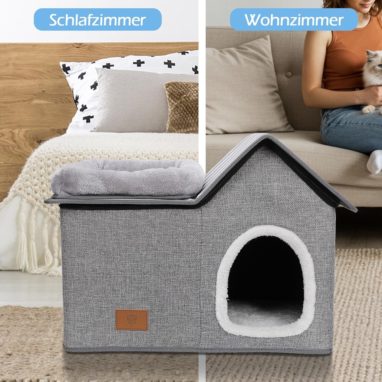 Tæpper og møbler, kæledyr, huler og huse, katte, kattesenge, katte - senge, madrasser