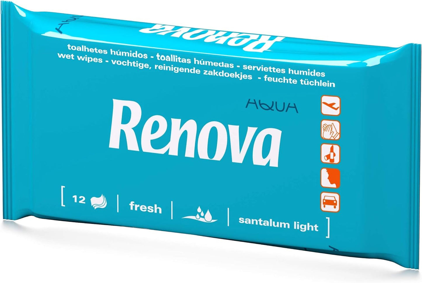 Renova vådservietter - 12 våd- og duftservietter