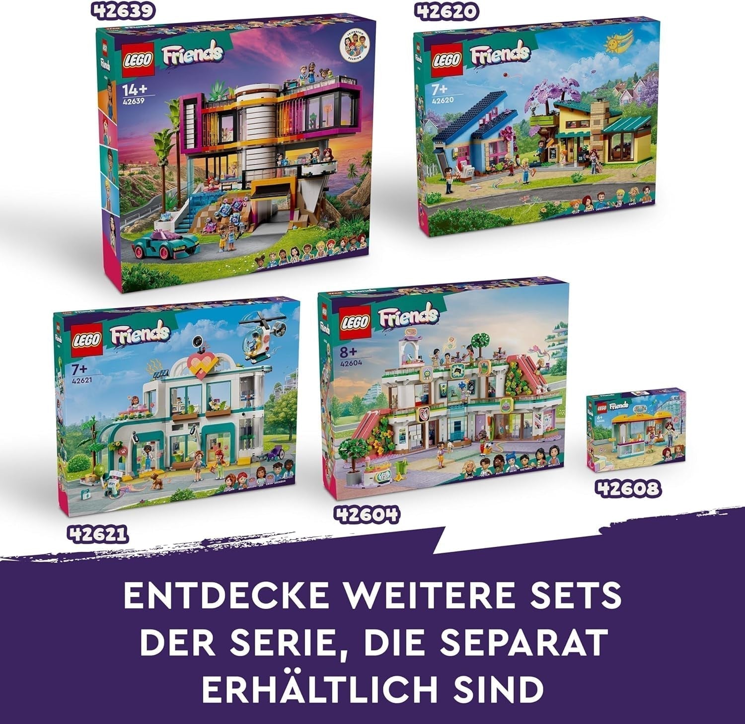 LEGO Friends Vintage modebutik byggesæt til børn med legetøjsbutik, figurer og kat, rollelegemodel for social-emotionel udvikling, gave til 6-årige piger og drenge 42614 Byggesæt Besuche den LEGO-Store