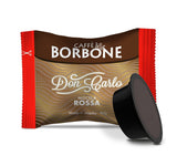 Caffè Borbone Kaffee Kapseln Don Carlo, Blue Mischung - 100 stück & Kaffee Kapseln Don Carlo, Rote Mischung - 100 stück - Kompatibel med Kaffeemaschinen der Marke Lavazza®* A Modo Mio®*