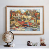 Clementoni - 31685 Collection Puzzle - Good Times Harbor - Puslespil 1500 brikker fra 14 år, voksenpuslespil med skjulte genstande, færdighedsspil for hele familien, medium Puzzle Naty Shop