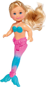 Simba 105733336 - Steffi LOVE Mermaid Friends Magisk havfruedukke med søster Evi, delfinfigur og mere, legetøj til børn fra 3 år og opefter Dukker Naty Shop