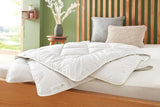 Badenia Trendline Eco Quilt Camel Lightweight 155 X 220 Cm, hvid, Oeko-Tex certificeret, produceret efter den tyske kvalitetsstandard Quilts og quilts Naty Shop 135 X 200 Mono quilt til alle årstider