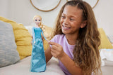 Elsa Mattel Disney Frozen Doll, Frozen Doll, Kambart blondt hår, Positionerbare, Aftagelige Sko, Disney Gaver, Alder 3+ Legetøj, HLW47