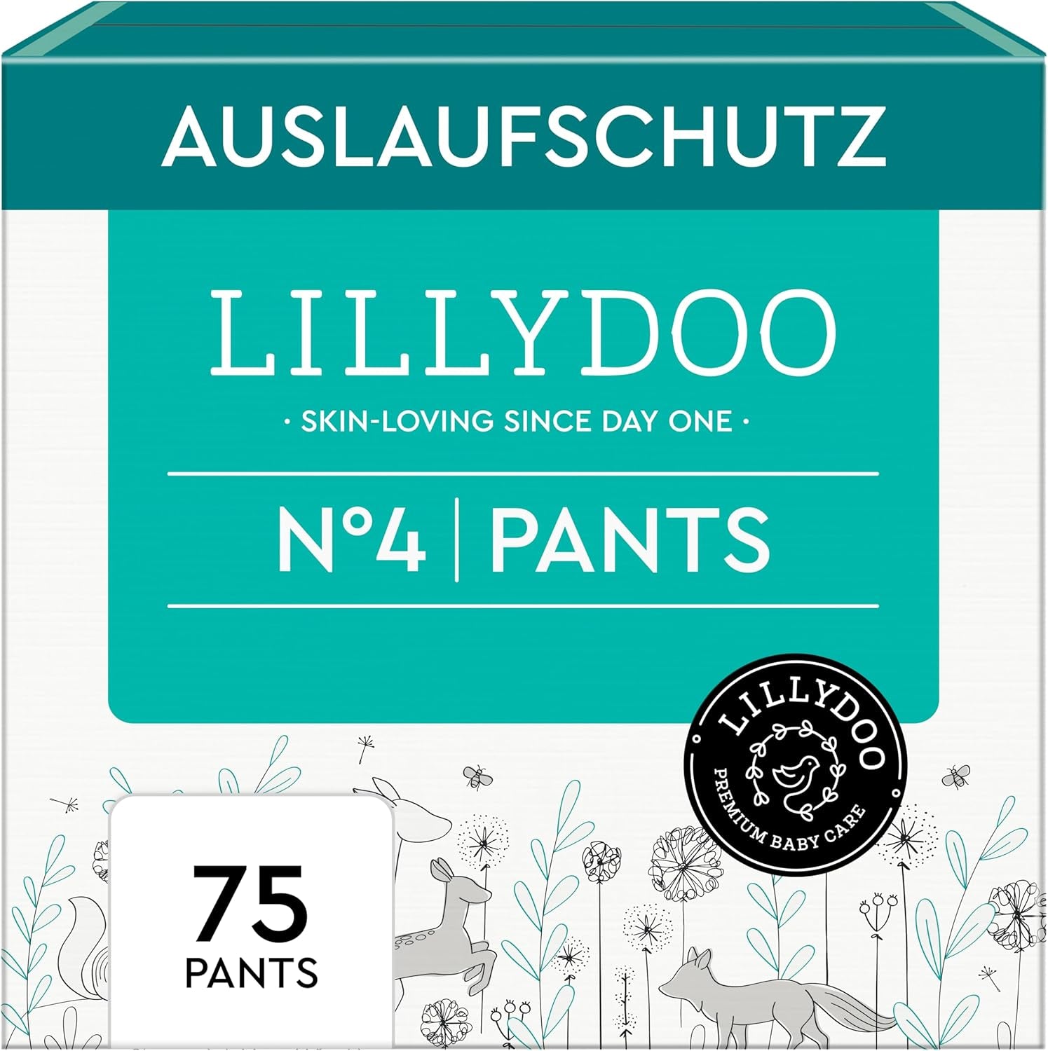 LILLYDOO Hudvenlige Bukser Størrelse 5 (12-17 kg) Månedlig æske (105 stk.)