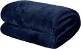Brentford's Ultra Soft Fleece Sengetæppe, Sølvgrå, Stor dobbeltseng - 150 X 200 cm Senge og tæpper Beuche den Brentfords-Store Marineblå 120 X 150 Cm