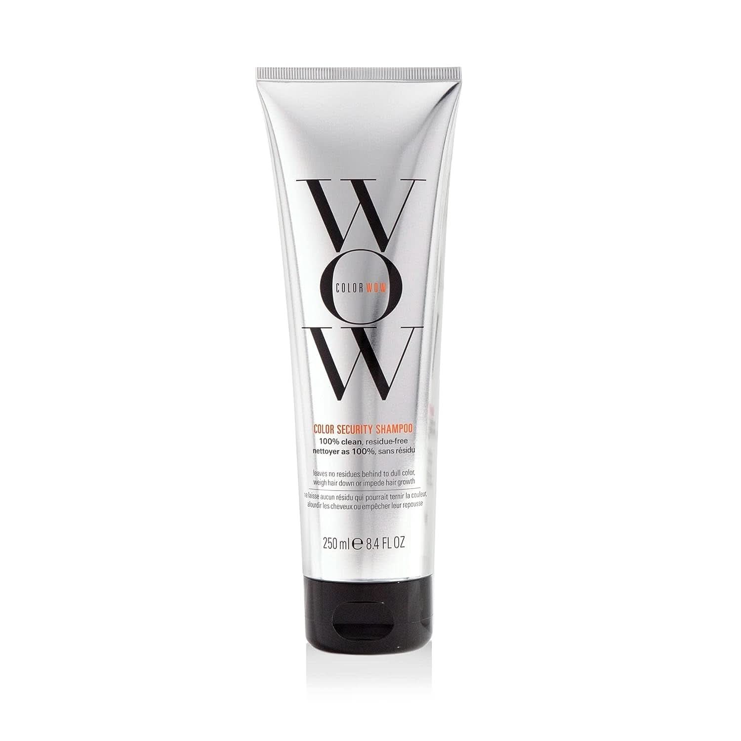 Wow Color Shampoo, silikonefri og sulfatfri farveplejeshampoo til farvebehandlet hår, 250 ml Brusebad og bad Naty Shop 250 ml