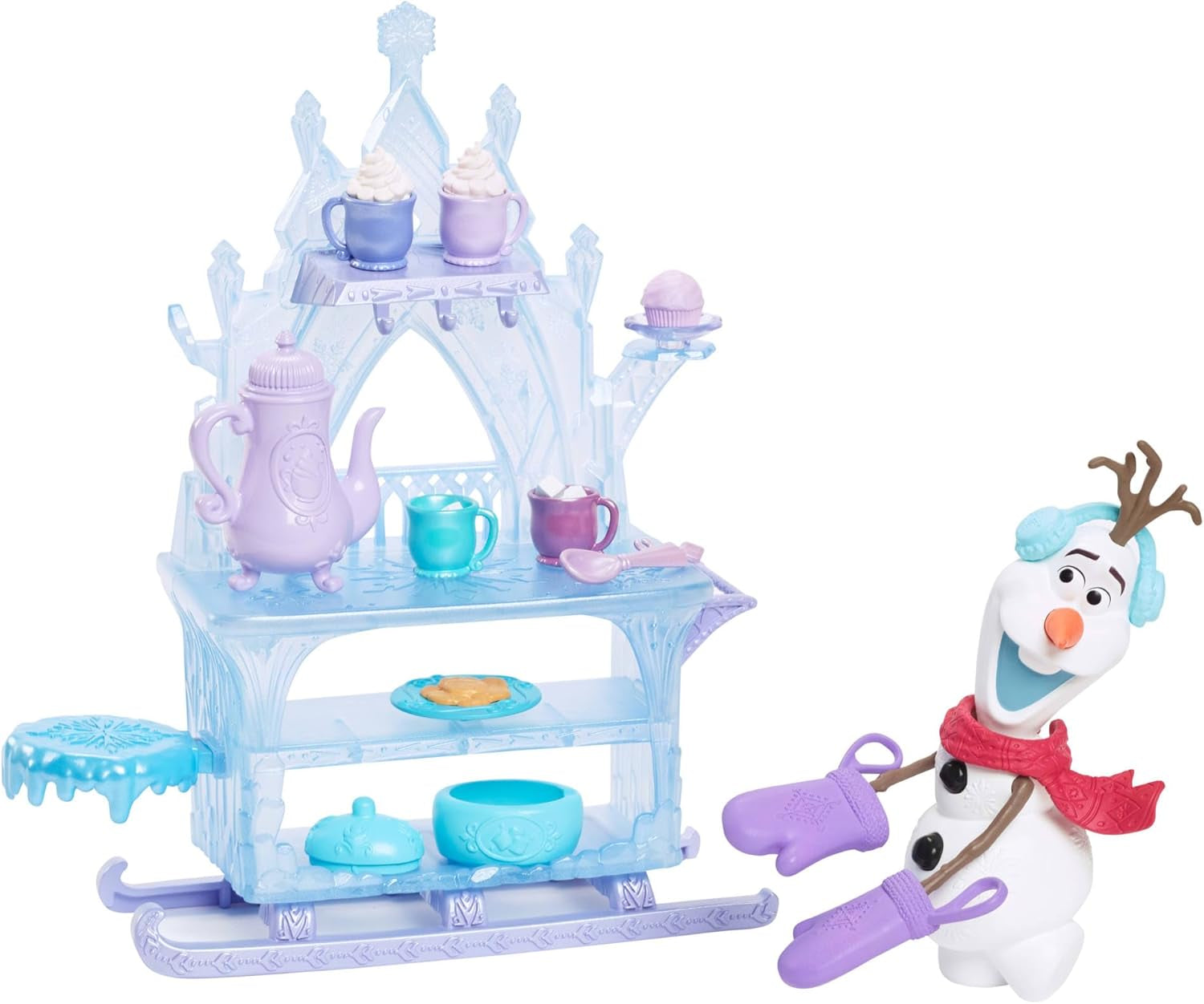 Mattel Disney The Ice Queen Elsa Doll, The Ice Queen Doll, kæmmet blond hår, møbler, aftagelige sko, Disney gaver, 3 år gammelt legetøj, HLW47 Naty Shop Olaf Dolls