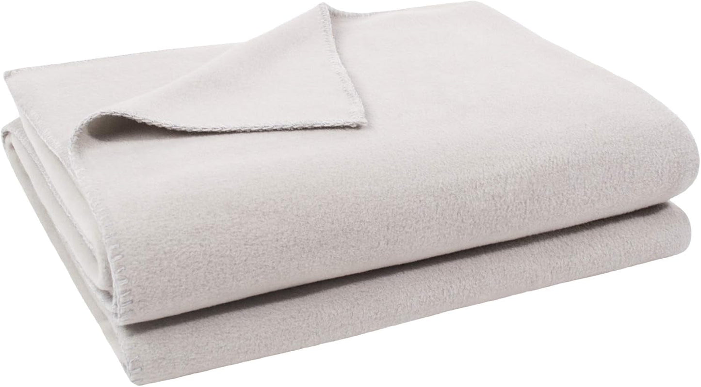 Zoepritz Decke in Der Farbe: Rot, Aus 65% Polyester, 35% Viscose Hergestellt, Grøøe: 160X200 Cm, 103291-235-160X200