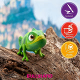 Bullyland 12422 - Pascal kamæleon figur fra Walt Disney Rapunzel "Newly Reconfigured", ca. 6 cm, tro mod detaljerne, ideel som en lille gave til børn over 3 år Actionfigurer Naty Shop