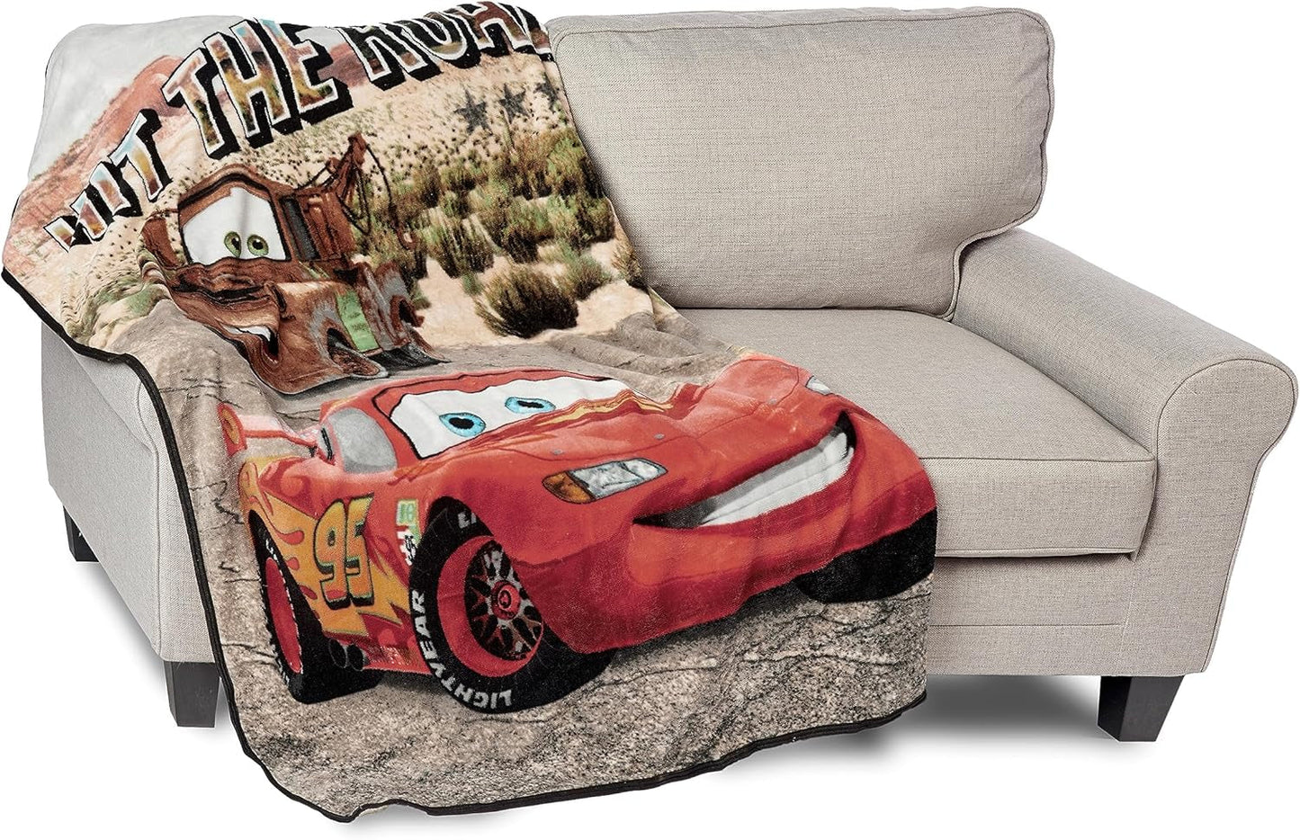 Lag3-smedetæppe Cars Micro Raschel-smedetæppe, polyester, On The Street, 46" X 60" Northwest senge og tæpper