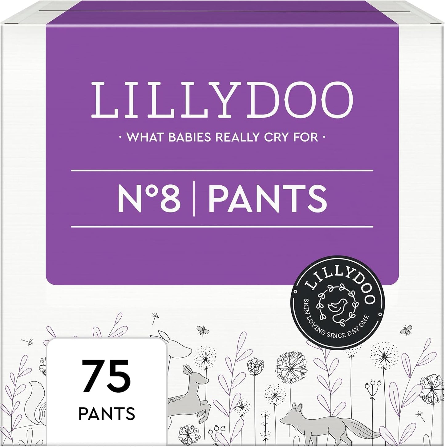 LILLYDOO Hudvenlige Bukser Størrelse 5 (12-17 kg) Månedlig æske (105 stk.)