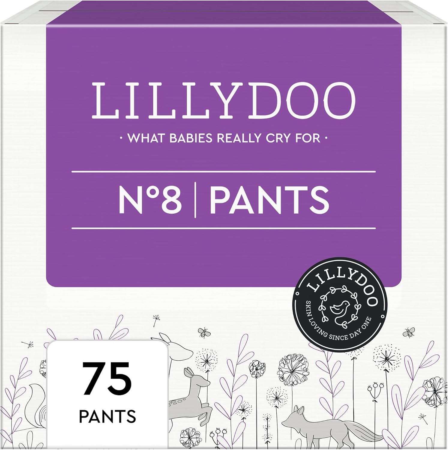LILLYDOO Hudvenlige Bukser Størrelse 5 (12-17 kg) Månedlig æske (105 stk.)