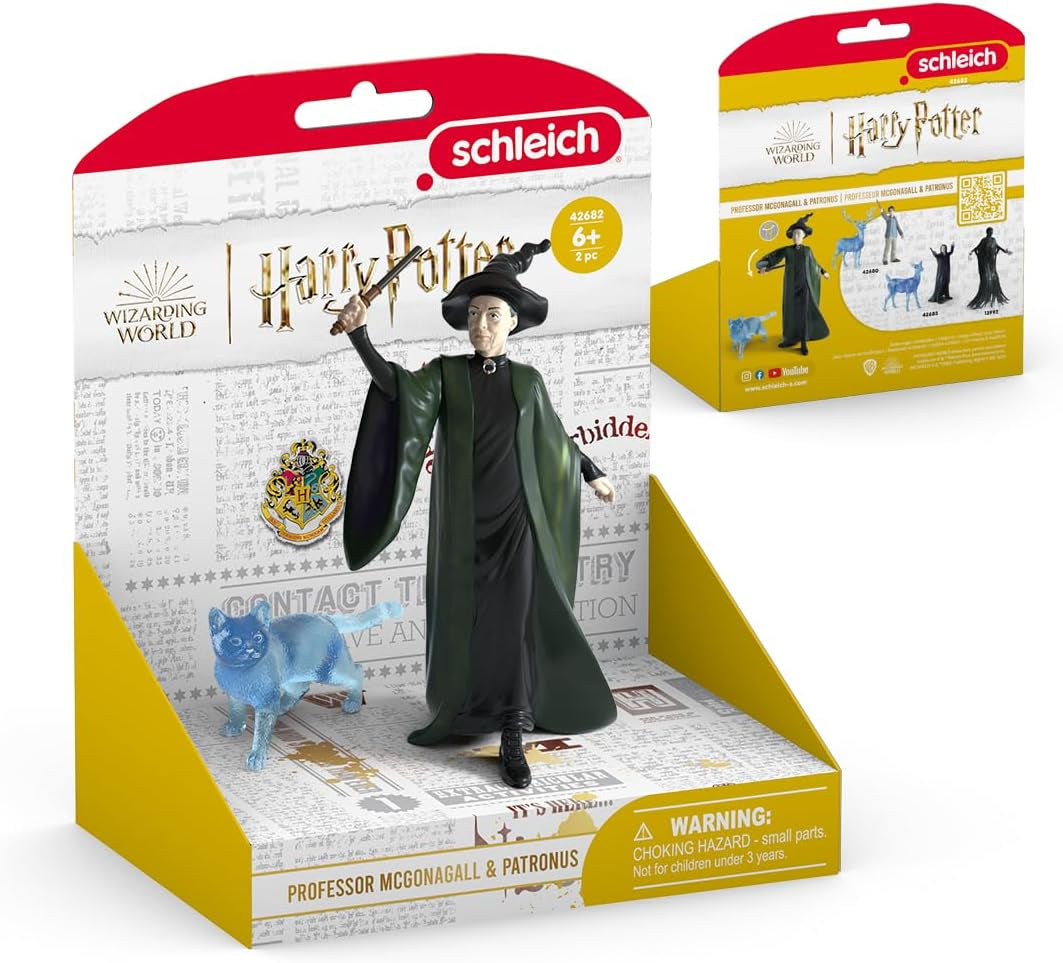 Schleich 42682 Professor McGonagall & Patronus, Fra 6 år, HARRY POTTER - Legefigur, 16 X 11 X 18 cm Actionfigurer Naty Shop