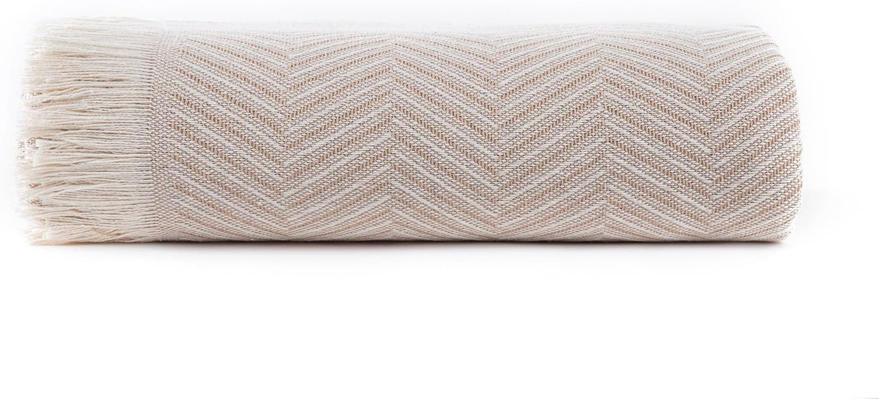 Todocama multifunktionelt sengetæppe, sengetæppe, sengetæppe, sofabetræk, jarapas, sildebensmønster (230 X 260 Cm, sandbeige). Senge og tæpper Besuche den Todocama-Store Arena beige 230 X 260 Cm