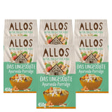 Usødet figen- og hindbærgrød | Grød uden sukker | Økologisk müsli | Müsli med frugt | Havregryn | Grød til morgenmad | Korn til morgenmad | Vegansk | Pakke med 6 (6 x 500 g)