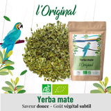 ORIGEENS BIO YERBA MATE TEA 200G - Den originale I Bio Yerba Mate uristet, blade, uden stængler, støv og krummer I Energigivende og afgiftende drik
