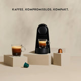 Espressomaskine med Nespresso De'Longhi Essenza Mini kapsler, sort | Pumpetryk 19 bar | Vandtank 0,6 l | Til espresso og lungo | Lille espressomaskine – Store kaffeøjeblikke | EN85.B