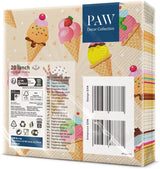 PAW - 3-lags servietter (33 X 33 Cm) I 20 stykker I Perfekt til fester, fødselsdage, helligdage I Bordpynt til børneselskaber - Farverigt motiv papirservietter - Is I Is