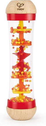 Hape regnmager | mini musiklegetøj med træklokker, blå Baby Toys Naty Shop Rød