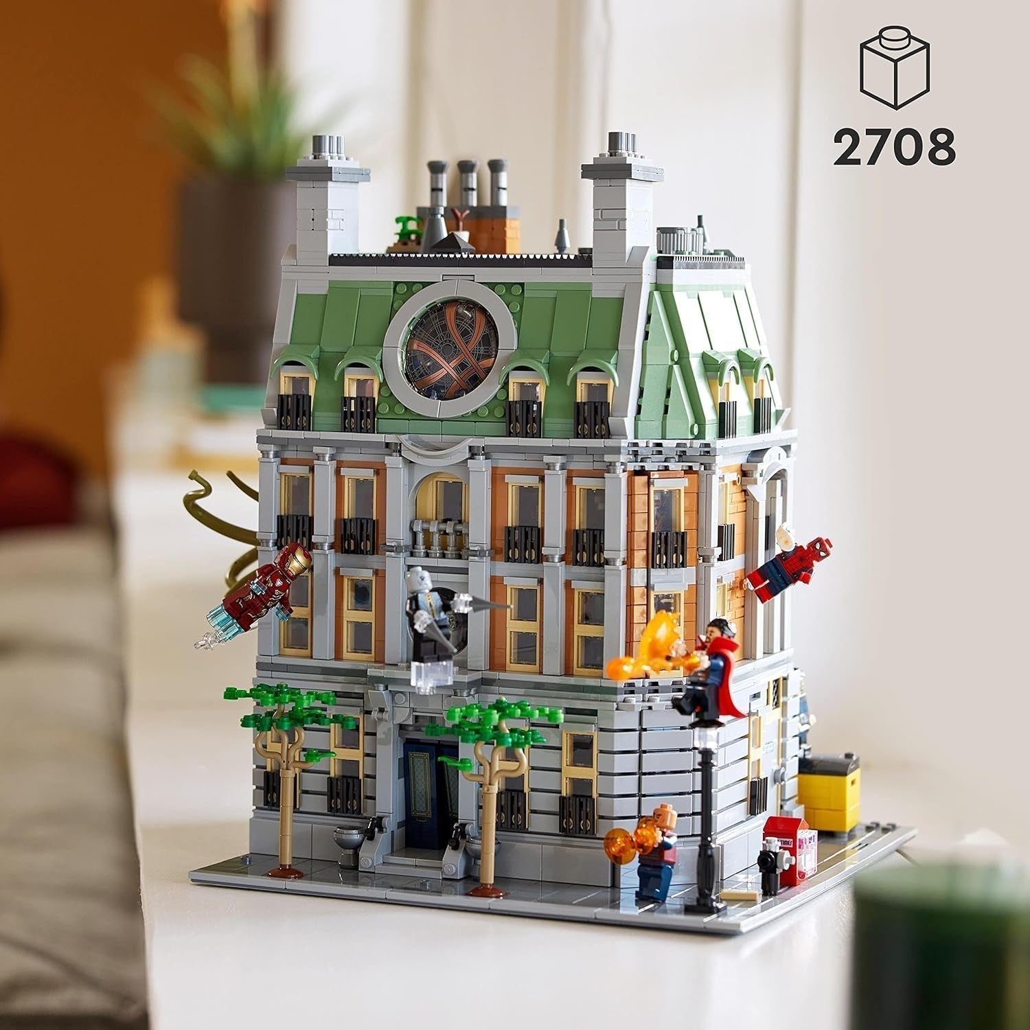 LEGO Marvel Sanctum Sanctorum 3-Etagers modulbyggesæt med Doctor Strange og Iron Man-minifigurer Avengers: Endgame Toy House Fan Collectible Great Room Decor 76218 Byggesæt Besuche den LEGO-Store