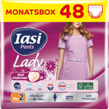 LADY Pants 48 Engangsurininkontinensbukser Absorbans Plus Størrelse S til kvinder 48 stk.