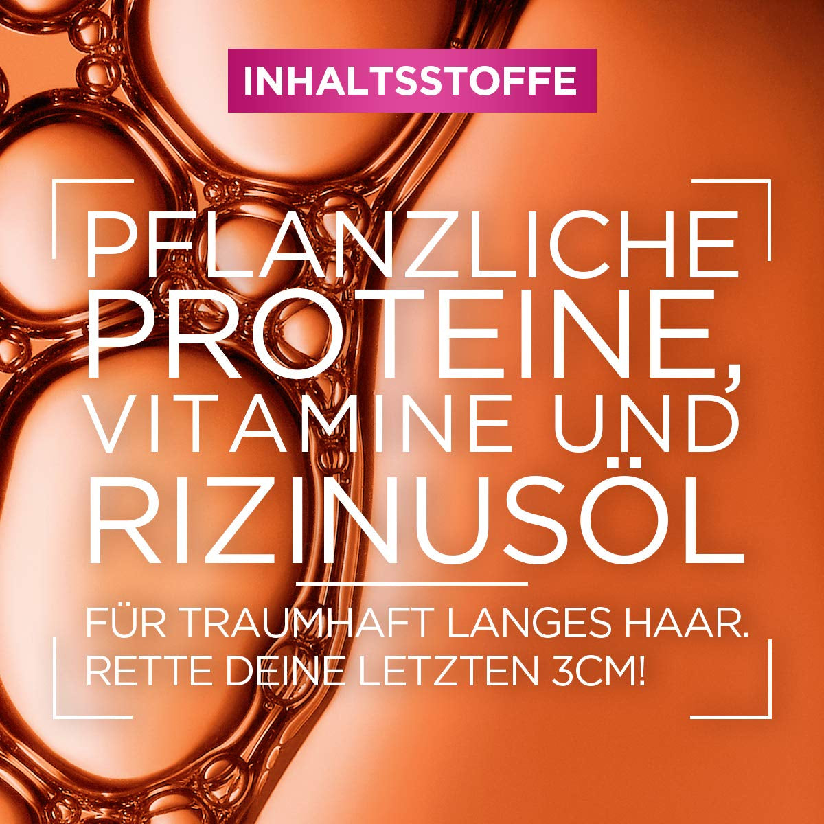 L'Oréal Paris Elvital Anti Split End Hair Mask til langt, beskadiget hår, Intensiv udskylningsbehandling, Med vegetabilske vitaminer og ricinusolie, Dream Length Super Build-up Mask, 1 x 300 ml Naty Shop Hair Mask
