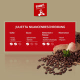 AVANTI Julietta Espresso kaffebønner, 500 g, 70% Arabica 30% Robusta, traditionel tromleristning