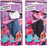 Simba Steffi Love Jeans & Glitter Matching 2 Ways ONE Vare inkluderet Glittertop med jeans og modetilbehør til 29 cm dukker Dukke Ikke inkluderet Alders 3+