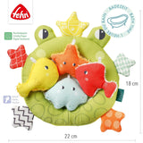 Fehn frø-badenet - Babybadelegetøj til badekar - Flydende vandlegetøj til glædelig badesjov - Badelegetøj til babyer og småbørn fra 0+ måneder Babylegetøj Naty Shop