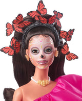Day of the Dead Barbie Doll - begrænset udgave med traditionel kjole og smykker, inkluderer stativ og samlercertifikat, for samlere og fans fra 6 år og opefter, HJX14