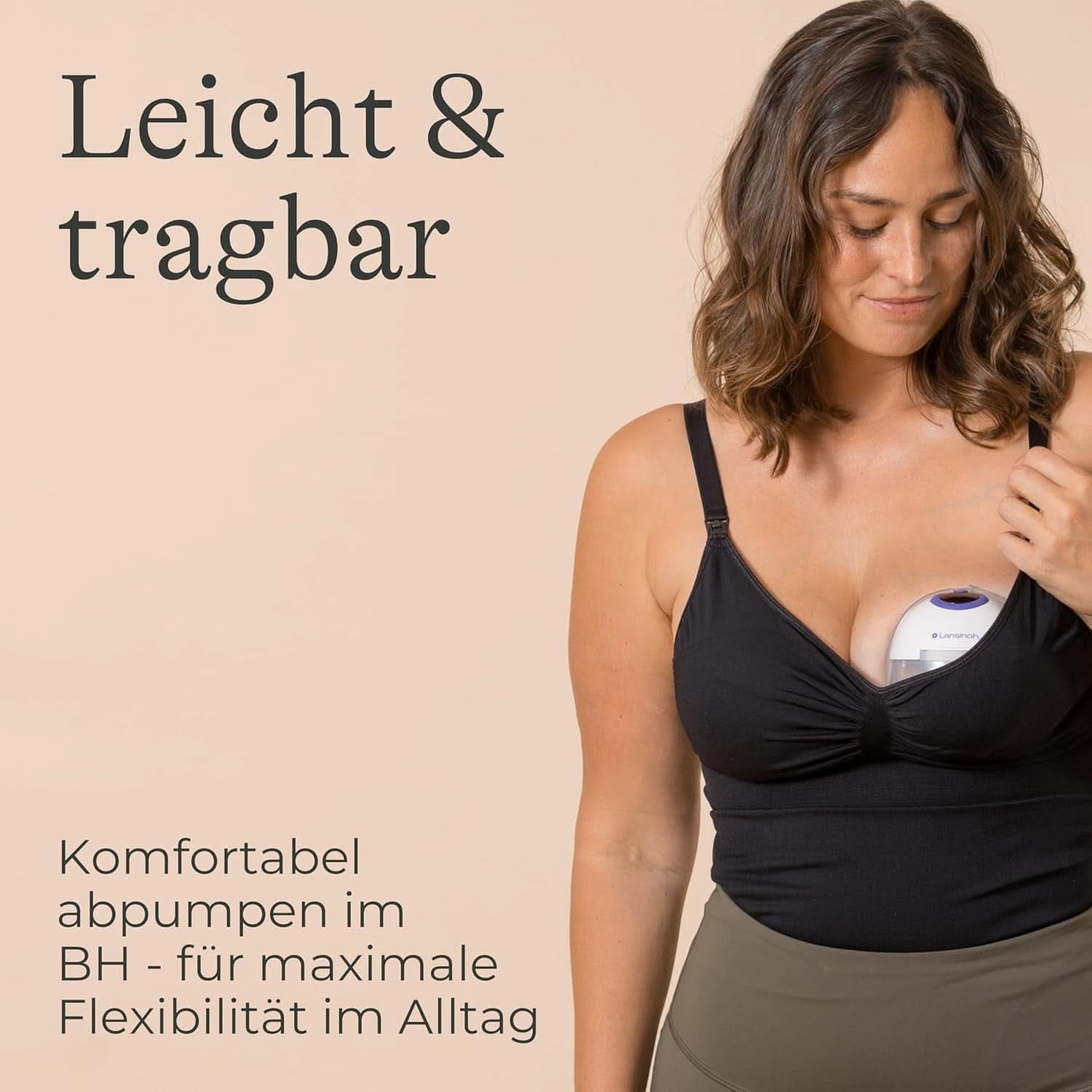 Lansinoh Bærbar elektrisk brystpumpe Tilbehør Mad og amning Bebe Naty Shop