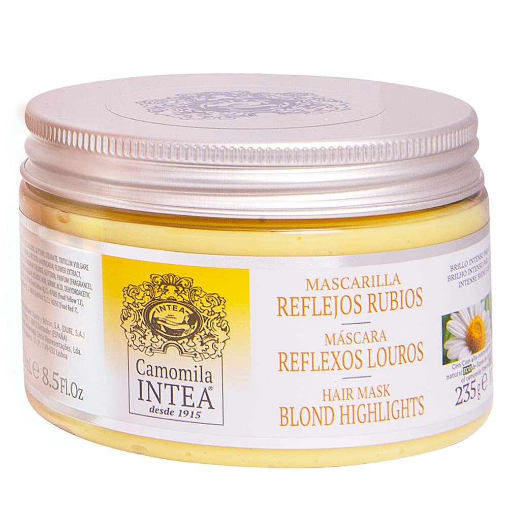 Chamomile Intea - Blond Reflections Hair Mask - Fugter og nærer blondt hår - 250 ML Naty Shop Hair Mask Standardtitel