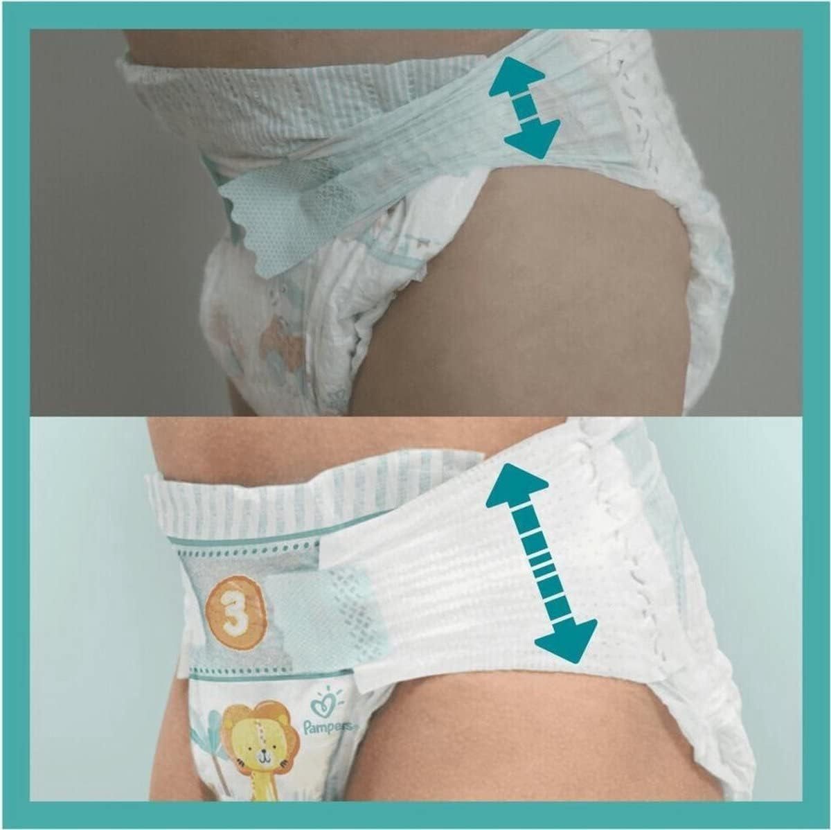 (Gammel version), Bleer til babyer str. 4+ (10-15 kg), 84 stk.