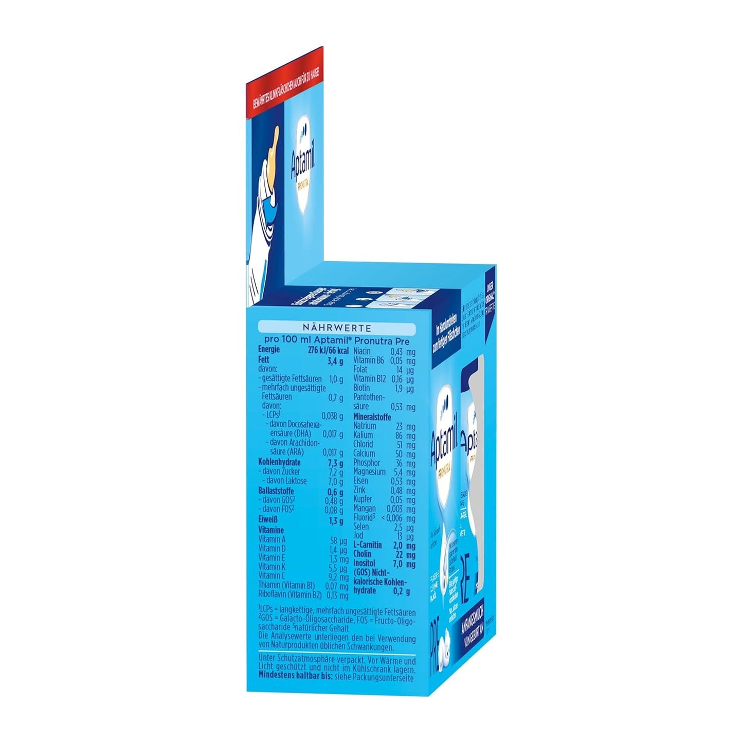 Aptamil Pronutra-ADVANCE PRE, drikkelig, 4x2x90ml (Packung med 4)
