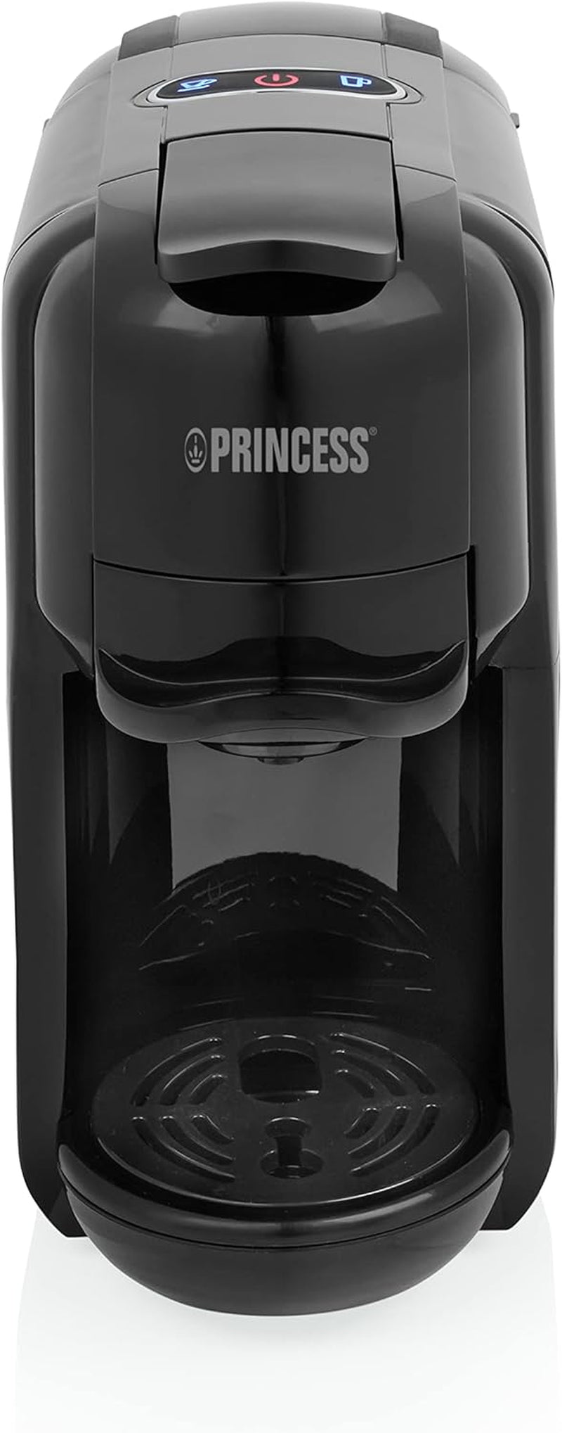Princess Espressor 249452 – Til Nespresso™, Dolce Gusto og ESE kapsler – 19 bar italiensk pumpe – 0,6 L – 1450 W
