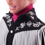 BARBIE the MOVIE Ken - samlerdukke i vestligt outfit, vintage skjorte, cowboyhat, hvide støvler fra filmen for 3 år og opefter, HRF30 Naty Shop Dolls