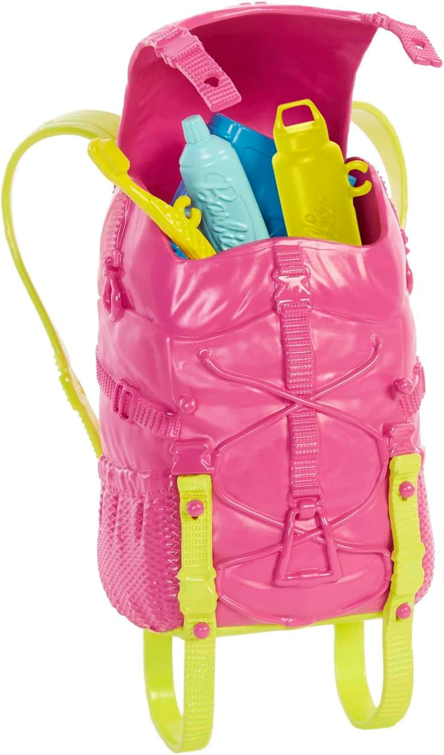 Barbie HDF74 Twin Pack Dukke! Brooklyn Camping Doll (brunette med flettede pigtails, ca. 29 cm) med hvalp, rygsæk, sovepose, 10 campingtilbehør, gave til børn fra 3 år og opefter