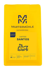 Martermühle Santos Kaffeebohnen 1 kg mild I Arabica I Aroma: Mandel, Süssliche Milde I Ganze Kaffee-Bohnen schonend geröstet, säurearm