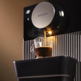 Cecotec Cremmaet Cube kompakt espressomaskine, 1350 W, pressesystem 10 g, præ-infusionssystem, 19 bar, termobloksystem, 5 slibeindstillinger, touch kontrolpanel
