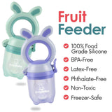 Tétine Pour Bébé/Tétine à Fruit/Tetine Grignoteuse Bebe/Tétine D'alimentation Pour Bébé - Toy de Dentition Pour Bébé, Sans BPA (pakke med 2)