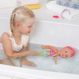 BABY Born Little Sister Mermaid 46 cm Vandtæt havfruedukke med langt hår og bevægelig glitterfinne, inkl. tiara og kam, 833681 Zapf Creation Dolls Naty Shop