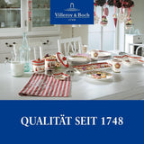 Villeroy & Boch - Winter Bakery Delight Lille opbevaringsboks, keramisk julekageæske, juleæske, småkagedåse, småkagedåse, keramisk æske med låg, slikopbevaring, premium porcelæns madopbevaringsbokse Naty Shop