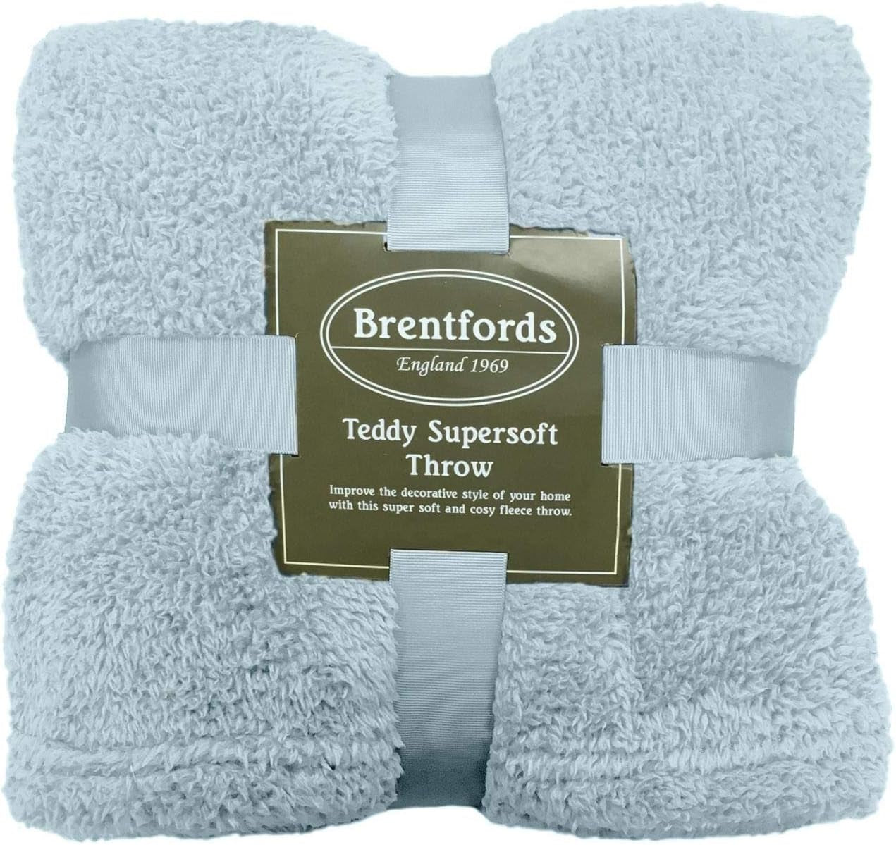 Brentford's Teddy Fleece Tæppe Stort Sengetæppe Plys Super Blød Varm Sovesofa Sengetæppe Sort - 150 X 200 Cm Senge og tæpper Besuche den Brentfords-Store Andeæg 200 X 240 Cm