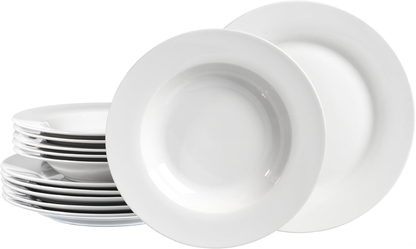 Ritzenhoff & Breker Bianco servisesæt, 12 dele, porcelæn
